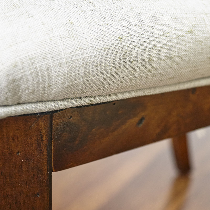 Chaise d’appoint à dossier à l’échelle en noyer Geduhn