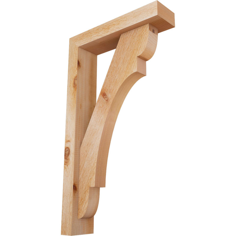 Support de bloc olympique avec entretoise décalée, 28 x 16, Cèdre rouge occidental de l 4 po (scié brut)