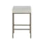 Oasis Upholstered Stool with Metal Frame