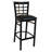 Upholstered Counter Stool with Metal Frame