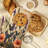 Floral Archive Oven Mitt Cotton Twill