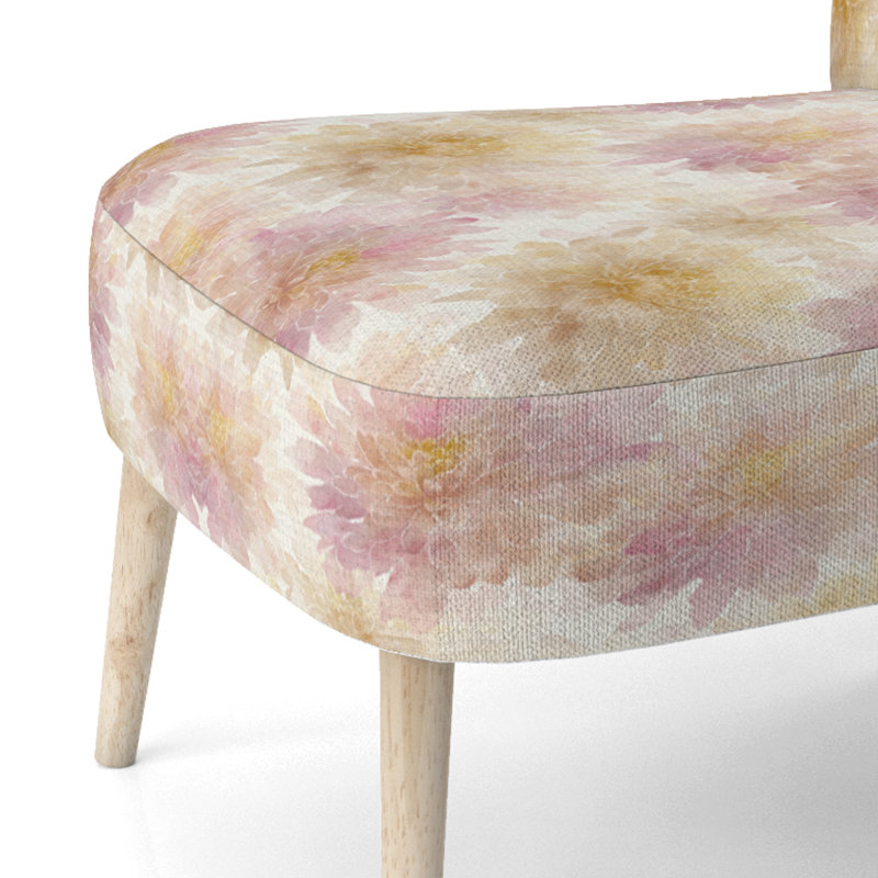 Chaise d'appoint floral Floral, Chaise d'appoint sans accoudoirs