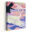 «Royal Swan Flight Elegant Serene Whimsical Bird Landscape Nature», reproduction d'art murale-133187551