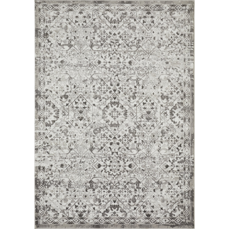 Raghdah Washable Oriental Indoor Rug, Rectangle 5'3" x 7'3"
