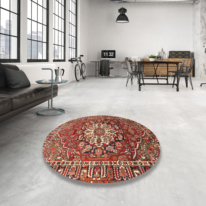 Oriental Indoor Rug, Round 4'
