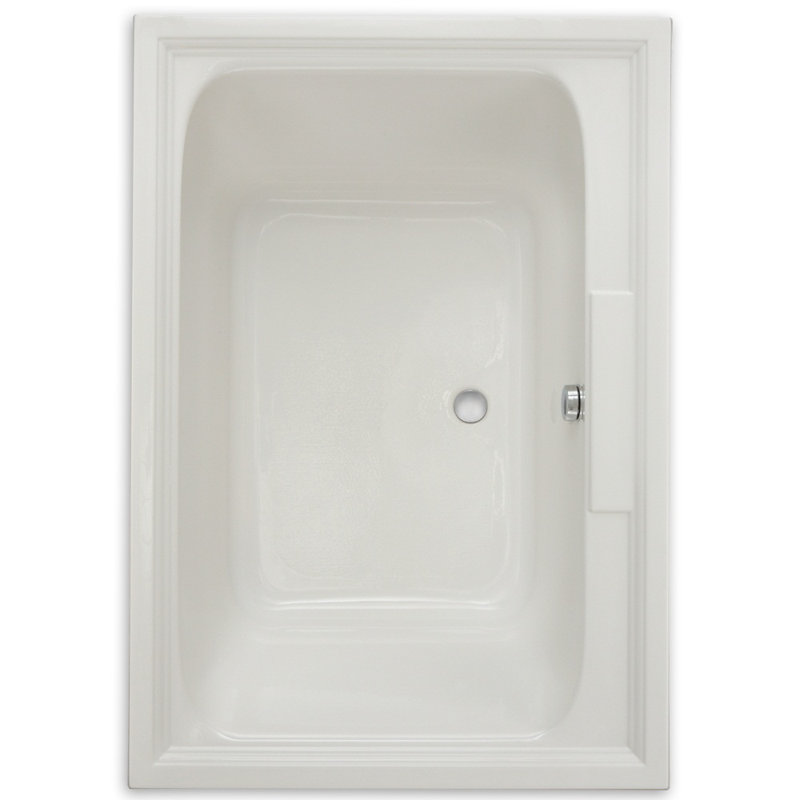 Baignoire de trempage en fibre de verre 60 po x 42 po, Blanc