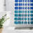 Trina Dot PEVA Single Shower Curtain and Hooks Set