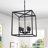 4-Light Adjustable Farmhouse Lantern Chandelier