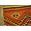 Small Antique Rustic Tribal Native American Geometric Navajo Flat Weave Rug
