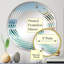 Miroir mural turquoise sans cadre Palmiers Tropics I-96239612