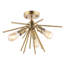 Plafonnier semi-encastré 3 lumières Prudence Spoutnik-911388652