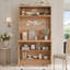 Armoire de cuisine avec comptoir pliable et prise électrique-1753092334