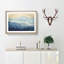 Mountain Fog in Crete Greece - Picture Frame Painting Print-56860327-56860331