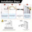 Tringle à rideau décorative robuste de 1 pouce de diamètre facile à installer-387218614-387218506