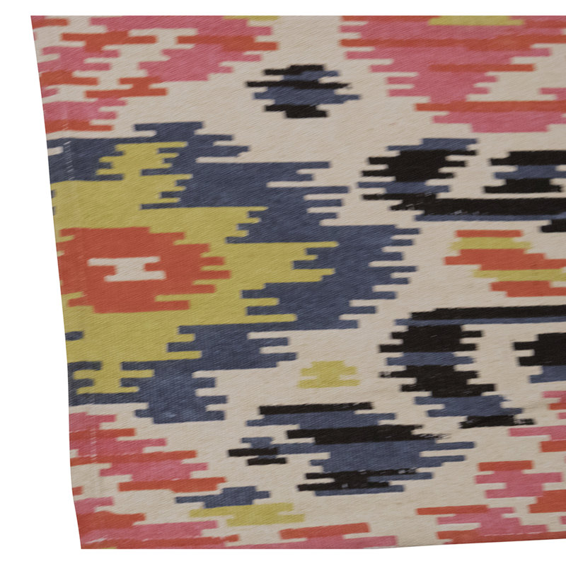 Flatweave Wool Area Rug in Multi