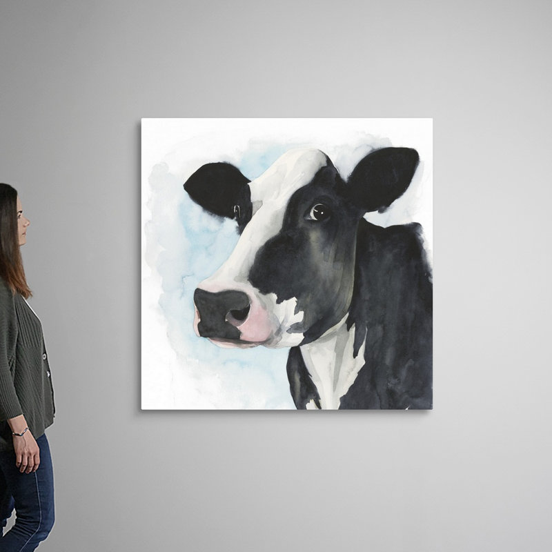 Art mural sur toile Farmhouse Friend I, Toile tendue, H 48 po x l 48 po x P 1 po