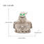 Figurine fantôme d'Halloween pour bol de rangement, 22 cm, résine, 1 pièce, bonbonnière, verte, lumières DEL intégrées