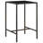 Bar Table Outdoor Pub Counter Height Table with Glass Top PE Rattan-1887835774-1887835772