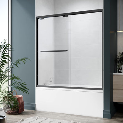 56"- 60" W X 58" H Sliding Frameless Shower Door