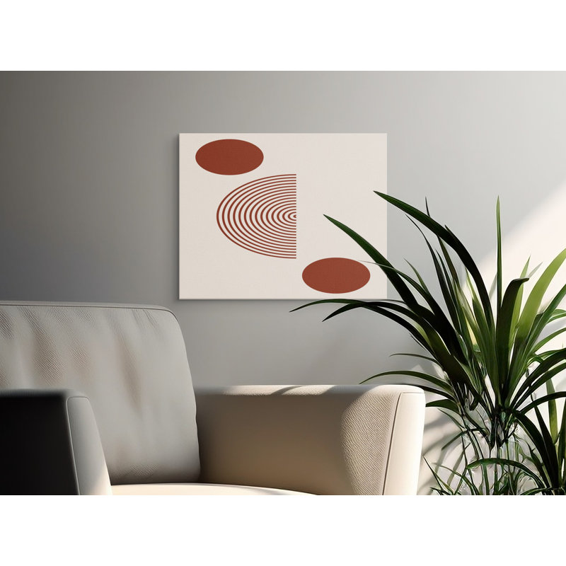 Wrapped Canvas Print Set, 20.32 cm H x 25.4 cm W, Brown/Beige