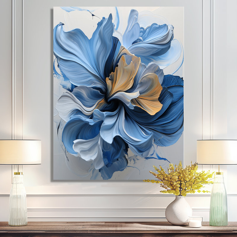 Sroka - Abstract Wall Art Living Room, H 40 po x l 30 po, Toile tendue, Ne s’applique pas