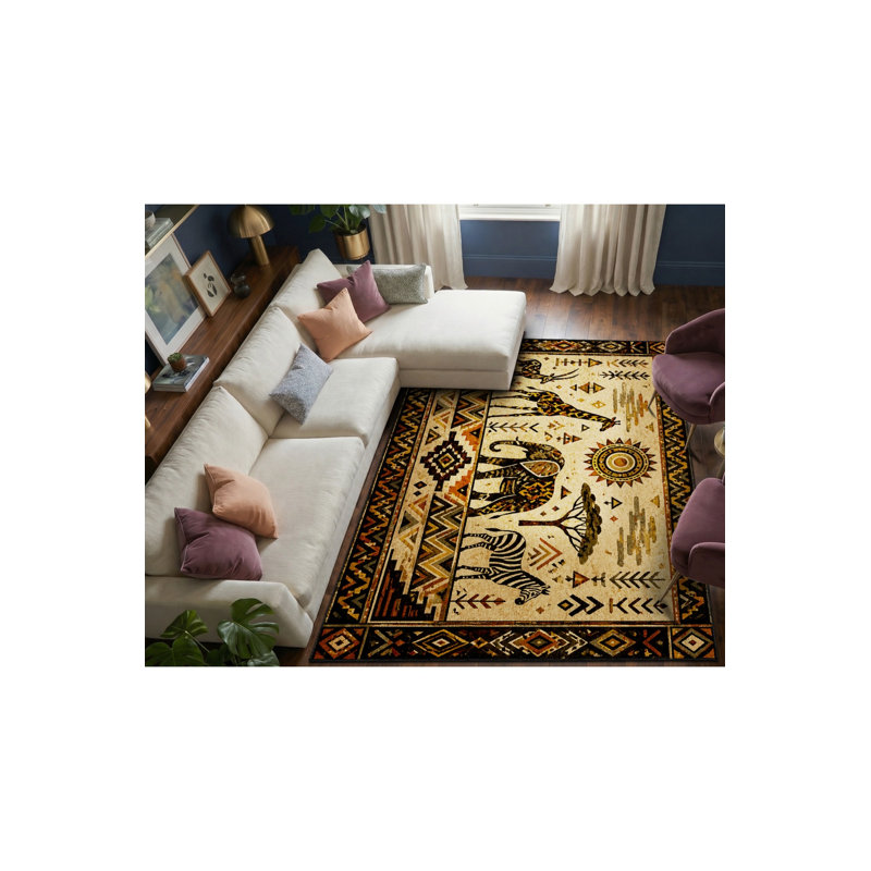 Tapis tissé à la crème Mosso, 2'6" x 9'10"