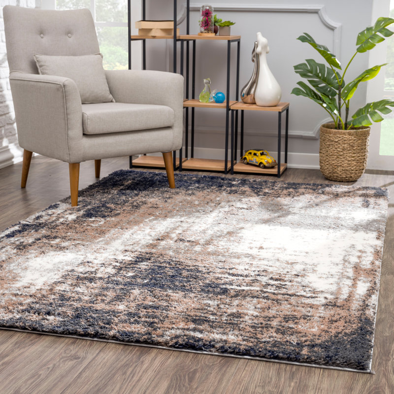Tapis brun Gonvick, Rectangle 6 pi 7 po x 9 pi 6 po