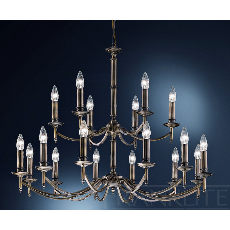 Petrushka 18 - Light Chandelier, Bronze