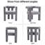Chaise d'appoint chic (ensemble de 2)-167235024