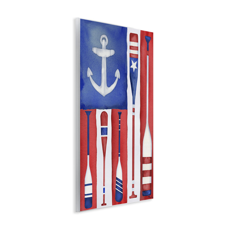 «Americana Oar Flag» par Paul Brent, H 15 po x l 10 po