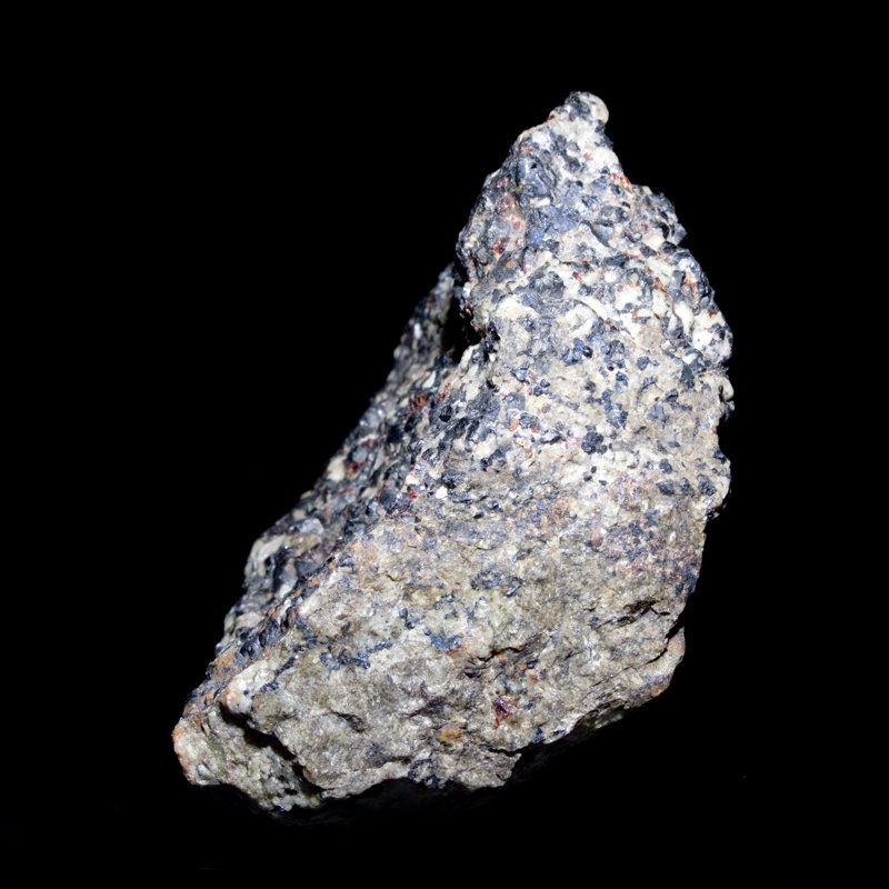 Willemite, Franklinite, calcite et zinc rouge - Mine Franklin