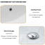 Lavabo rectangulaire moderne en céramique avec trop-plein - 18,5 po x 13,5 po sous la surface, teinture pour la salle de bain, le bureau et les espaces de restaurant