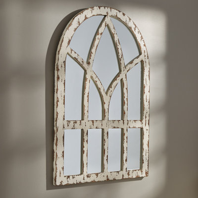 Poarch Wood Flat Wall Mirror