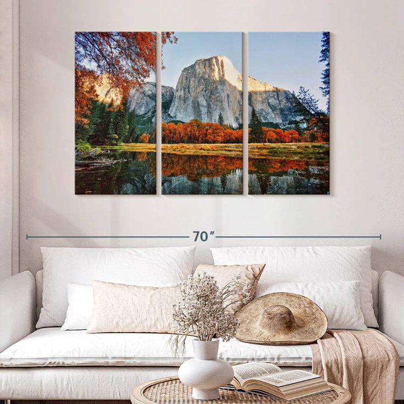 Soleil d'automne Alvord Yosemite, H 32 po x l 50 po