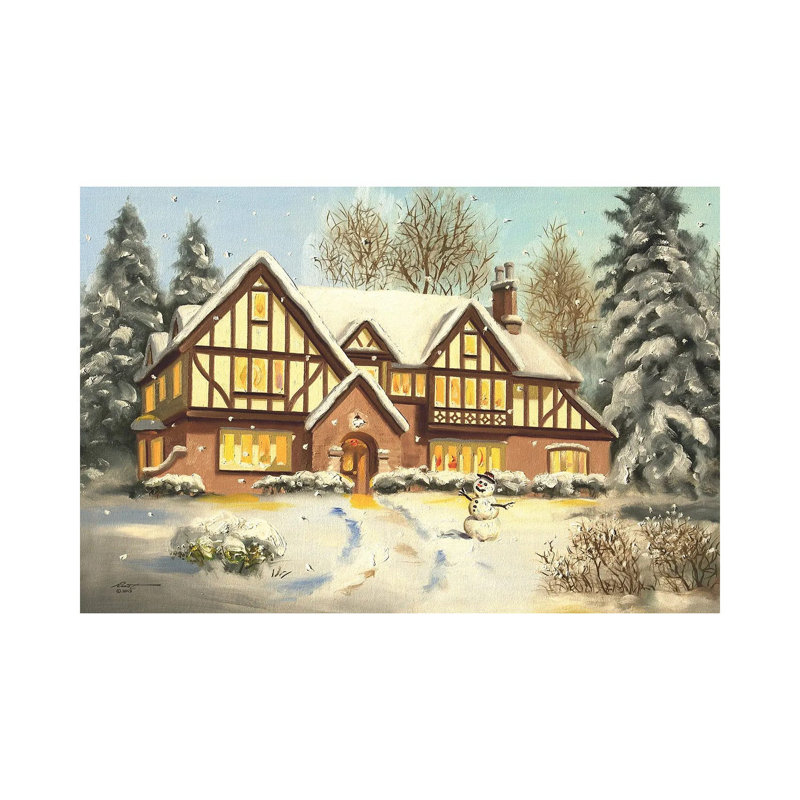 Print, Canvas, 20.32cm H x 30.48cm W x 1.905cm D