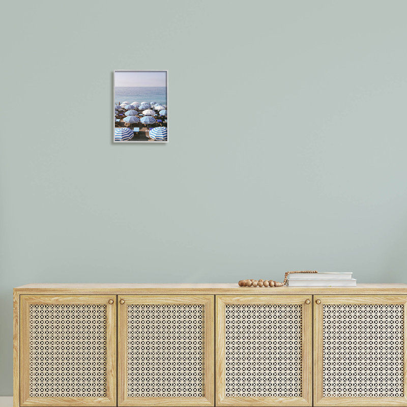 Parasol de plage, art giclée de ciel clair par Carina Okula, H 14 po x l 11 po x P 1,5 po, Estampe numérique Farmhouse