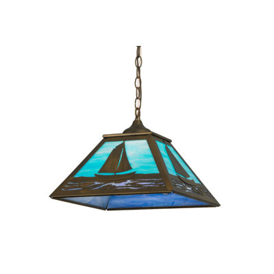 Luminaire suspendu pour dôme simple 1 lumières Sailboat