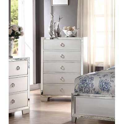 Kat 5 Drawer Chest -  Everly Quinn, 59302FCD62BF453CA06212AADD7304A2