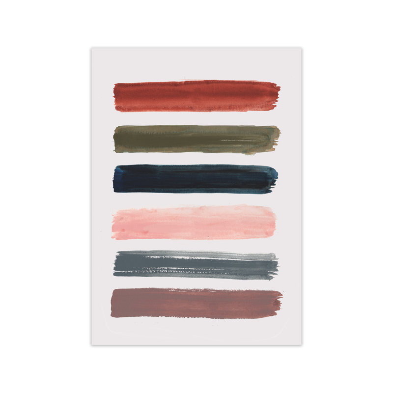 Brush Strokes by Laura Irwin - Print, No Framed, 84cm H x 59.4cm W x 3cm D