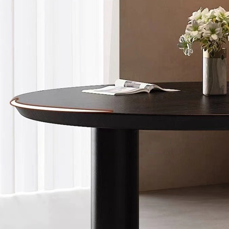 Table de salle à manger en bois de cire rétro français, H 29,52 po x L 62,99 po x l 62,99 po