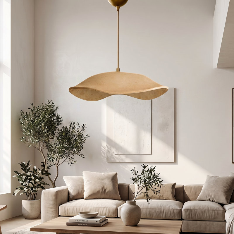 Aalto Round Sculptural Single Dome Chandelier