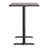 Rectangular Solid Wood Commercial Tabletop with Dual Bar Height T-Bases-185201529-185201531-185201524