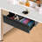 16 Inch DARK Under Desk Mounted Sliding Pull-Out Drawer Storage Organizer For Sit Stand Workstation Pull-Out Drawer