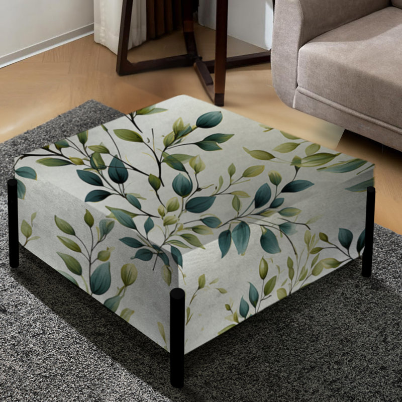 Tranquil Vines - Grand repose-pieds carré Plants