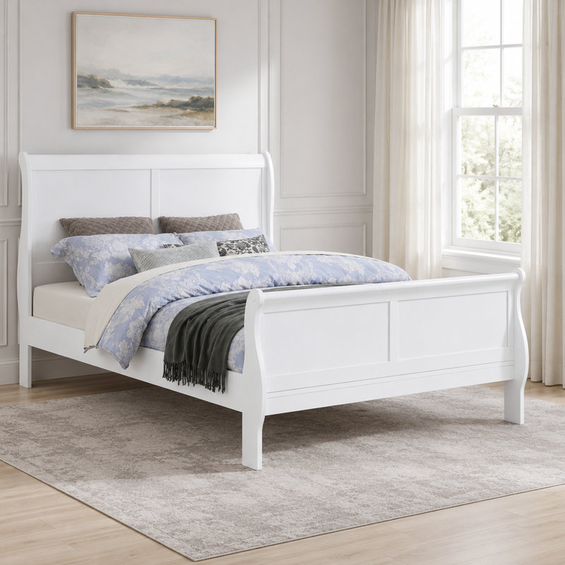 5 Piece Gillett, Queen, White