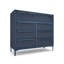 Commode 10 tiroirs Naima - Bleu marine-2090917765-2104125003