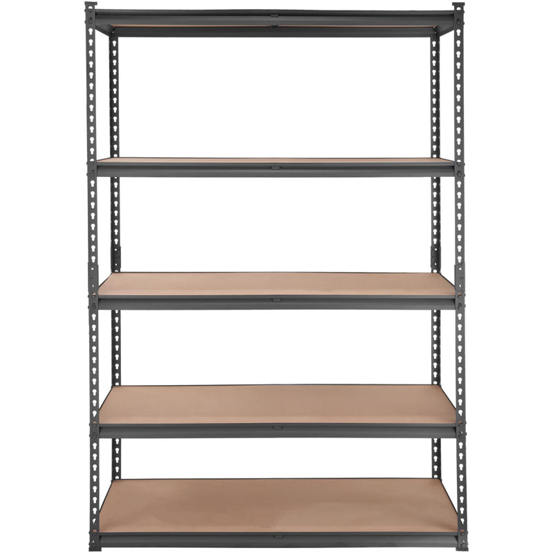 Steel Height -Adjustable Shelving Unit, 182.9cm H x 121.9cm W x 61cm D