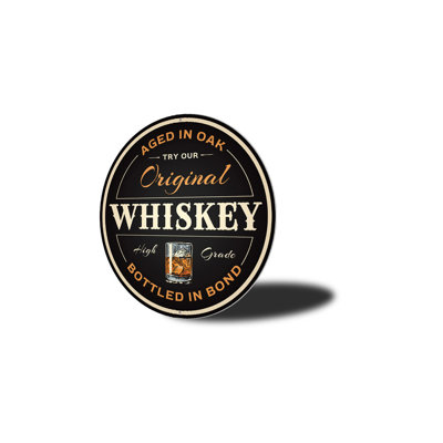 Enseigne originale de bar à whisky