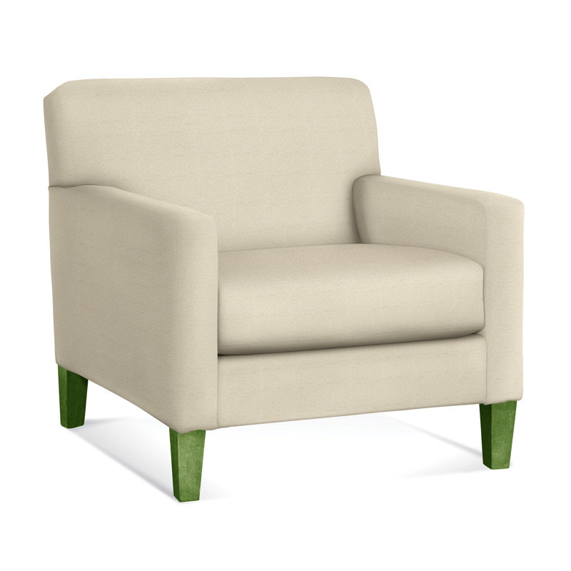 Tampa Armchair, Ivory Crypton Performance; 0886-91, Havana