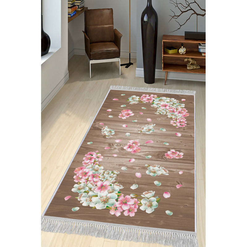 Luxurious Hall Carpet, 100% Velvet Fabric, 2.6 x 9.8 ft | Antibacterial & Non-Slip | 0.4 in Pile Height, Machine Washable | Durable Woven Design with 3D Digital Printing | Perfect for Home Entryways & Living Rooms